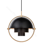 Pendant design lamp  Multi-Lite by Gubi (Black)