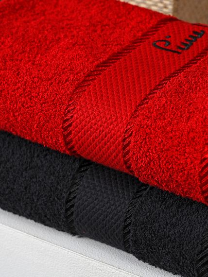 Набор махровый халат мужской и женский с полотенцами PIERRE CARDIN