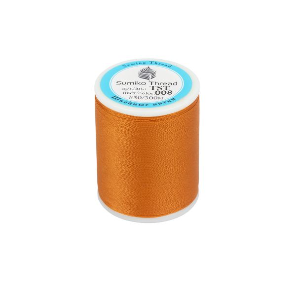 Нитки для трикотажных тканей SumikoThread 300 м, (328 ярд), 008 охра
