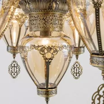 Люстра подвесная 7*E27 CL419263 бронза Каир Citilux