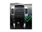 Магнитола для Toyota Land Cruiser Prado 120, Lexus GX470 (экран климата внизу) - Kuberg ZF-1116L-GE вертикальный экран в стиле "Тесла" на Android 13, Быстрая, 4G SIM-слот, CarPlay