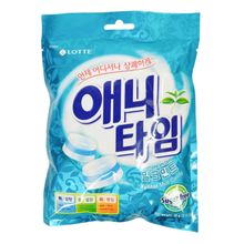 Леденцы Lotte Anytime Milk Mint без сахара 60 г, 3 шт