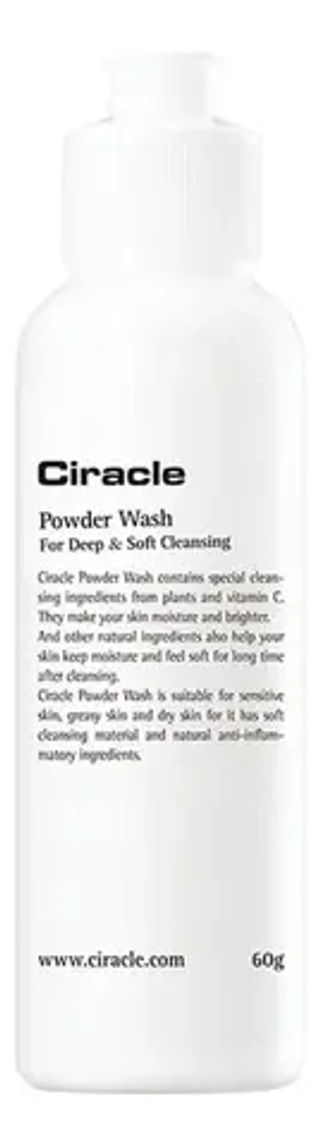 Ciracle Пудра для умывания энзимная Powder Wash For Deep & Sof Cleansing 60г