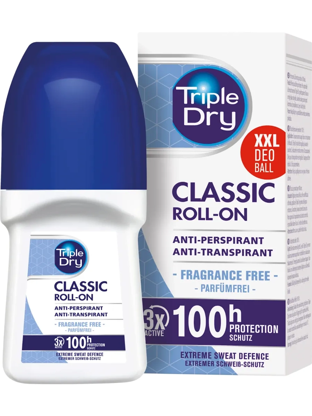 Triple Dry Антиперспирант Deo роликовый "Classic", 50 мл.
