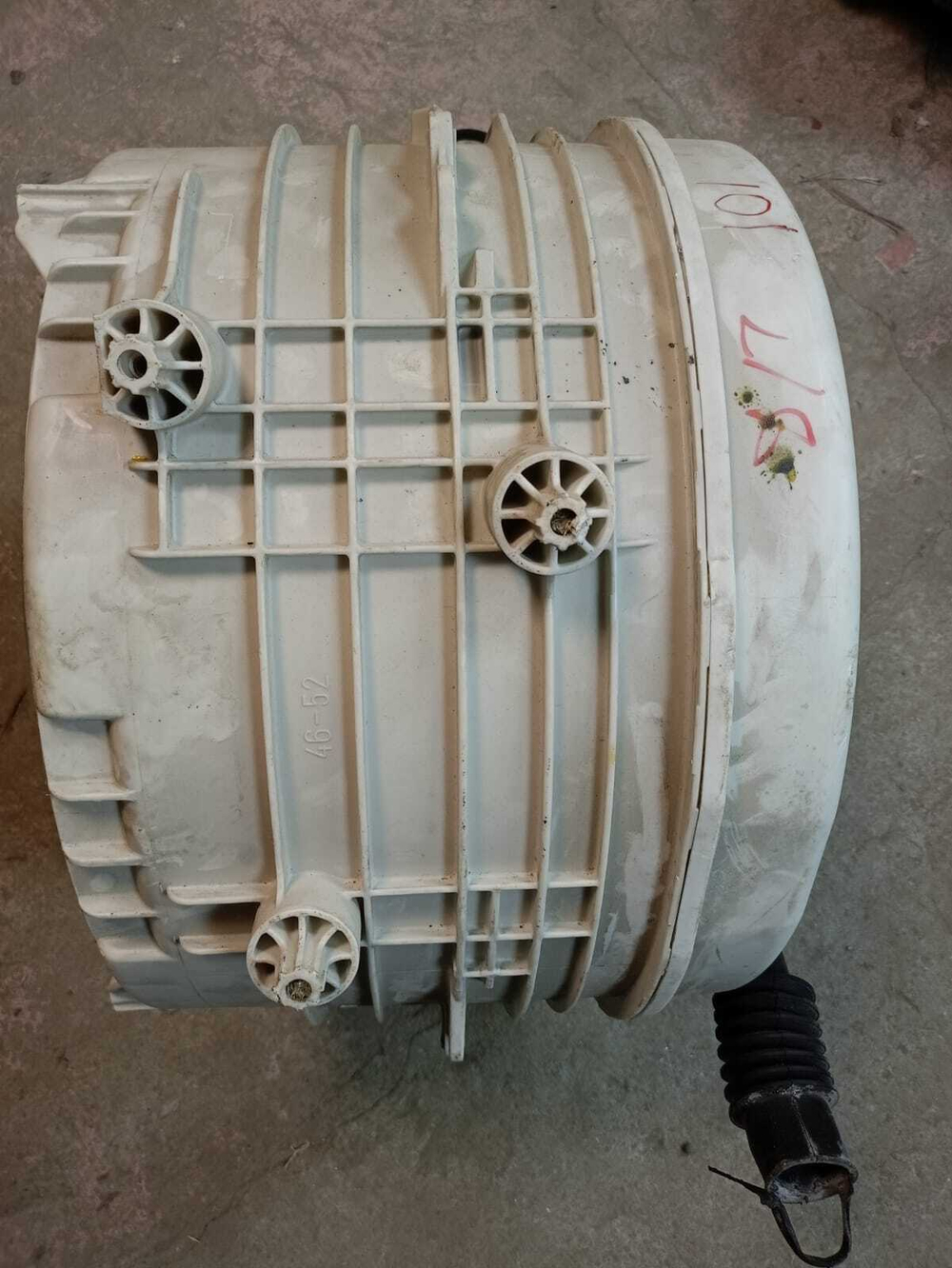 101 Бак в сборе стиральной машины Ariston Indesi 14802412801 014777 014776 б/у
