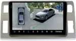 Магнитола для Toyota Estima 3 2006-2016 (с 360, рамка серая 10 тип 2) - Teyes CC3-2K-360 на Android 10, Быстрая, 2K QLED, CarPlay, 4G SIM-слот, 4 камеры в комплекте
