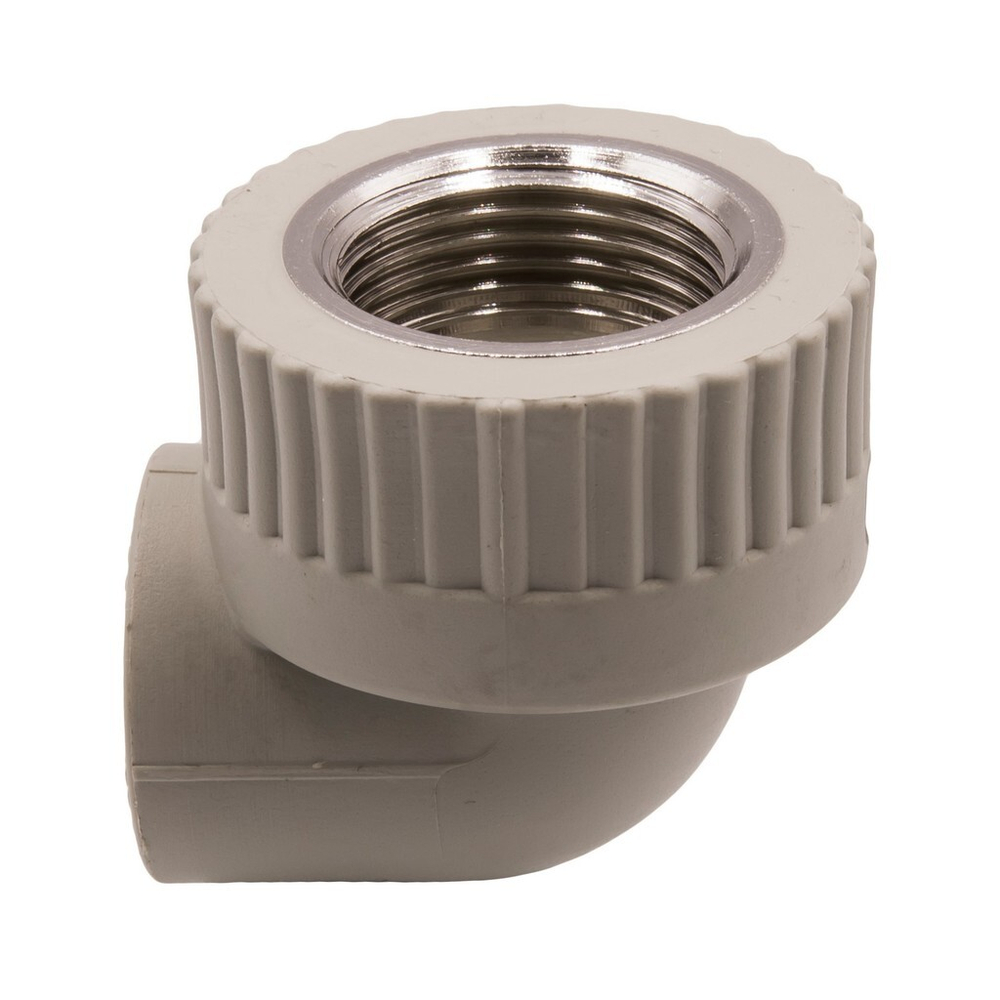Уголок комб. вн 20х3/4'' EVER® СЕРЫЙ (Россия)