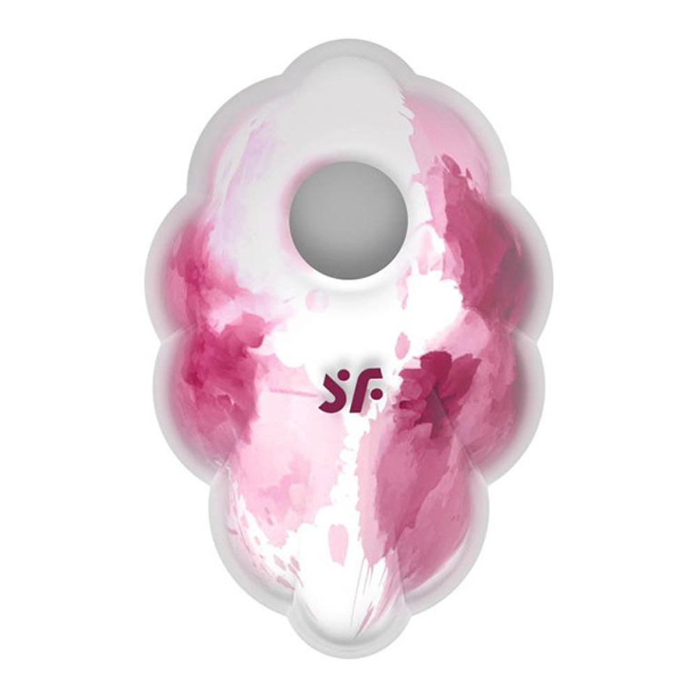 Малиновый вакуум-волновой клиторальный вибростимулятор 9см Satisfyer Cloud Dancer 4049687