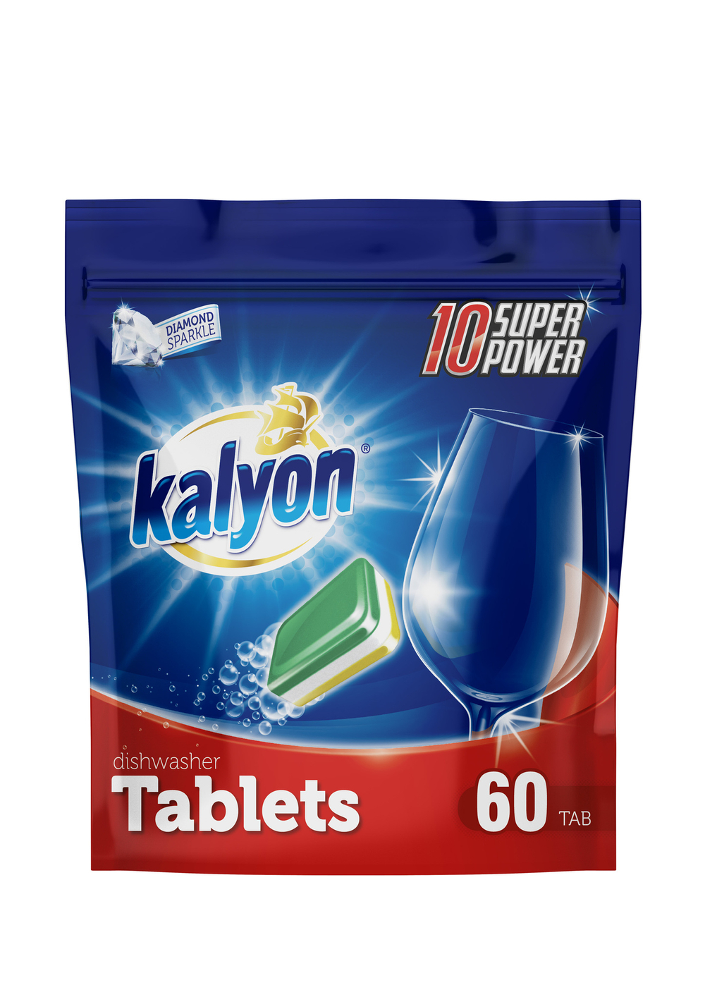 Таблетки для посудомоечной машины 60шт Kalyon