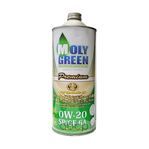 Масло моторное синтетическое MOLY GREEN PREMIUM 0W20 Sp/GF-6 1л 