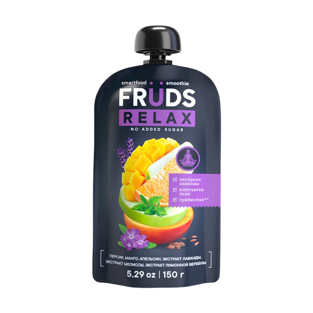 ПЮРЕ Fruds Персик Манго Апельсин Лаванда 150ГР , шт