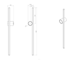 Бра FLOS COORDINATES W1 EU CHA 800mm