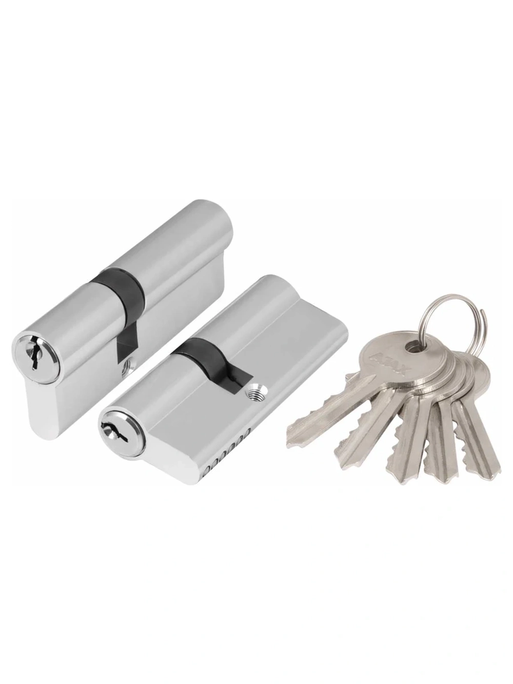 Цилиндровый механизм AJAX AX100/70 mm 30+10+30 CP хром 5 кл. 39829