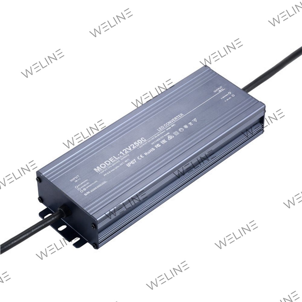 Блок питания Weline пылевлагозащищенный IP65 (24 Вольт) Блок питания Weline пылевлагозащищенный IP65 (24 Вольт)
