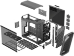 Корпус eATX Fractal Design Torrent Gray TG Light Tint