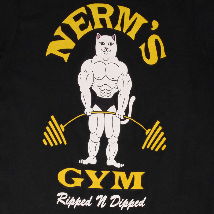 Футболка мужская Ripndip Ripped N Dipped Tee артикул:RNDWORKOUT8 - купить в магазине Дайс