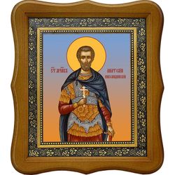 Анатолий Никомидийский мученик. Икона на холсте.