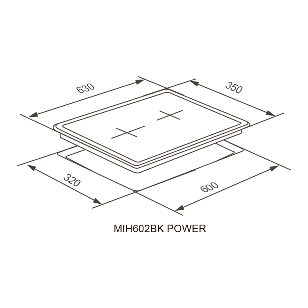 Индукционная варочная панель Meferi MIH602BK POWER фото 11