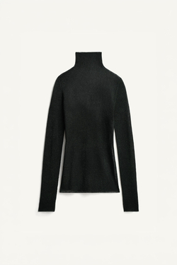 ZARA ПОЛУПРОЗРАЧНЫЙ ТОП - LIMITED EDITION, ЗЕЛЕНЫЙ