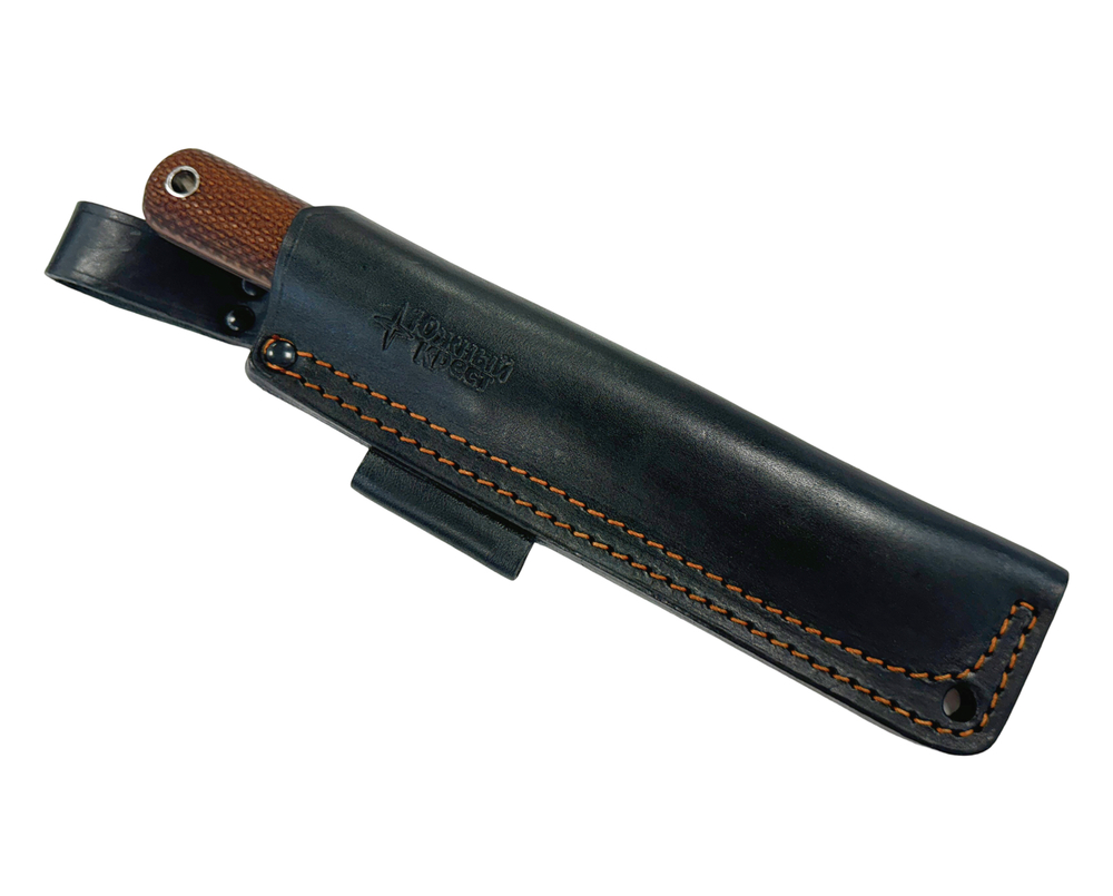 Нож Южный крест Кефарт, сталь Elmax ,конв., микарта койот насечка,  244.2050К