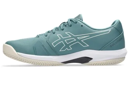 Мужские теннисные кроссовки Asics Solution Swift FF 2 Clay - foggy teal/oatmeal