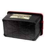 Ящик многофункц. особопрочный СЛЕДОПЫТ Expedition Box, 40 л, 600х360х320 мм, цв. черный/красный/3/