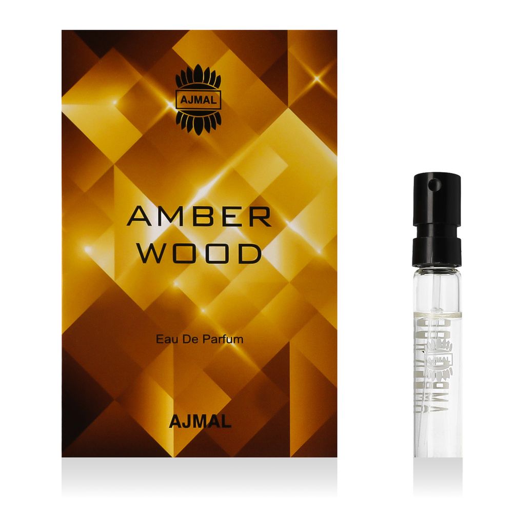 Ajmal Amber Wood Eau De Parfum - sample 1.5 ml (unisex)
