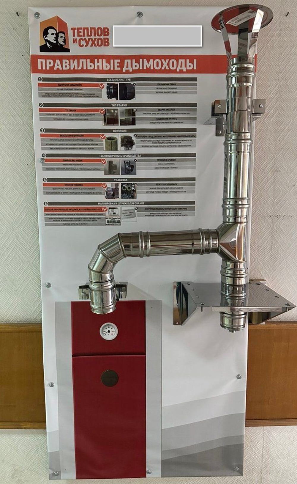 Переход нержавейка ПМ 120х130 ст.304-0,8 Теплов и Сухов