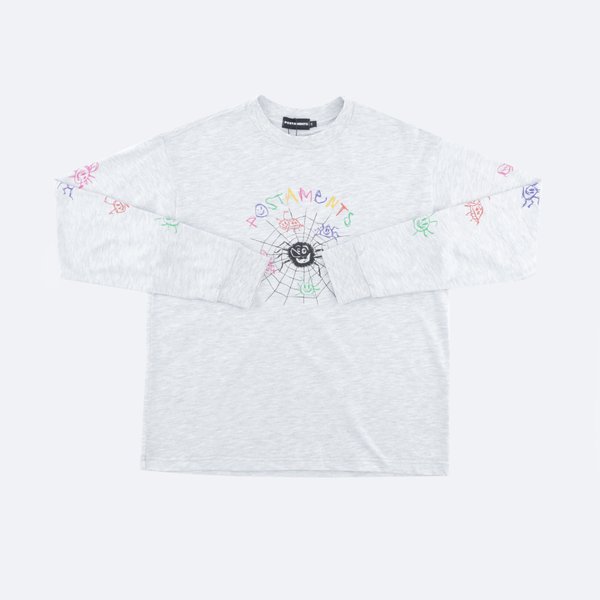 Лонгслив Postaments Spider (heather grey) артикул: - купить в магазине Дайс