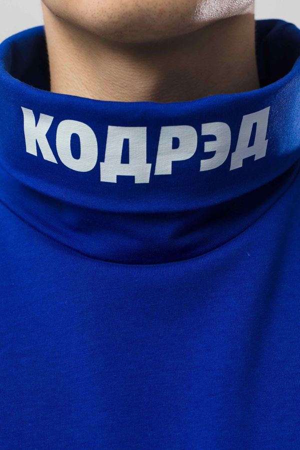 Водолазка оверсайз Rollneck Wide Coderedneck василек - фото 6
