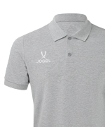 Поло Jogel ESSENTIAL Cotton Polo-K, серый меланж 91m