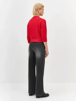 BULMER Широкие графитовые джинсы
