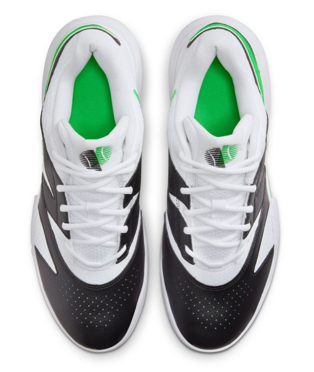 Мужские кроссовки теннисные Nike Court Lite 4 - white/poison green/black