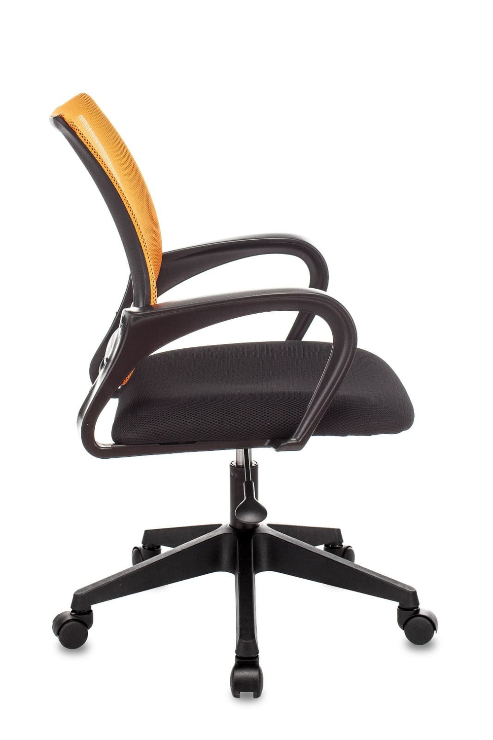 Кресло офисное TopChairs ST-Basic сетка/ткань оранжевый
