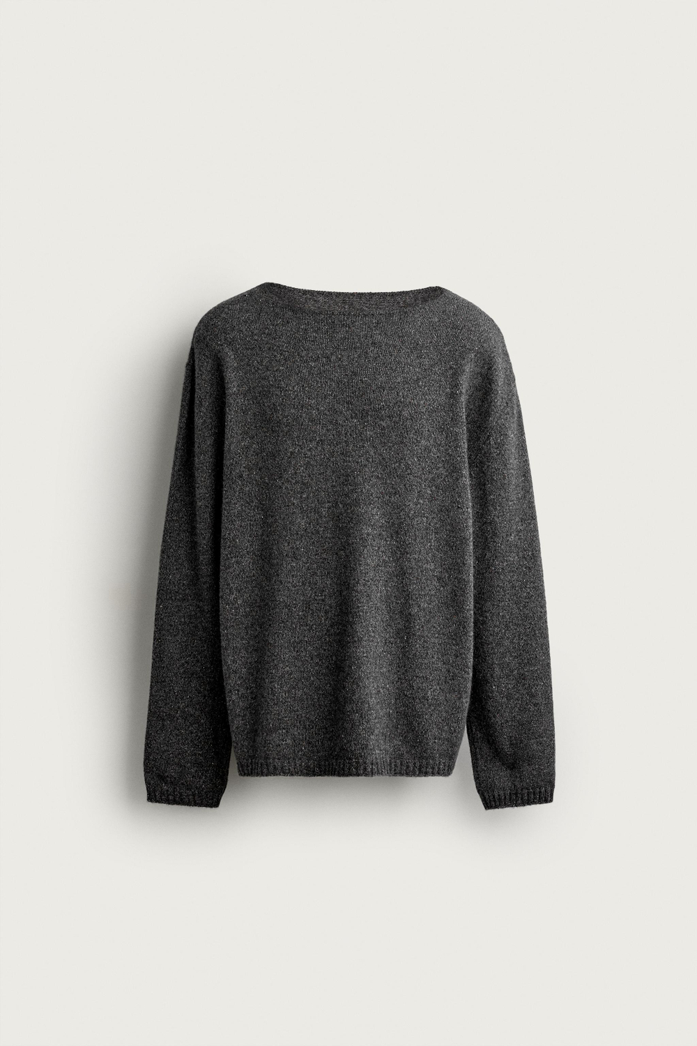 ШЕРСТЯНОЙ СВИТЕР С ВЫРЕЗОМ ЛОДОЧКОЙ — ZARA