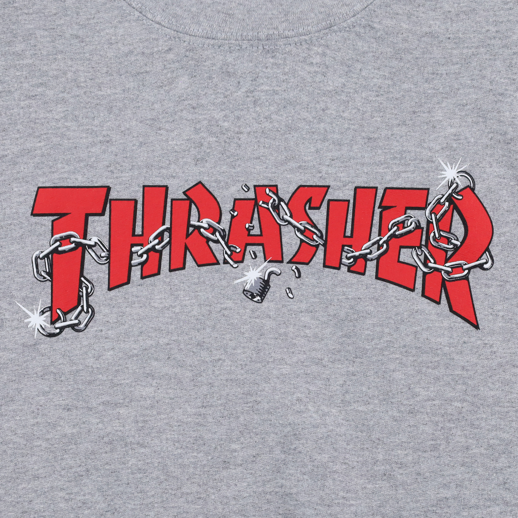 Свитшот Thrasher Chains By Daniel Shepard Crewneck (sport grey) артикул: - купить в магазине Дайс
