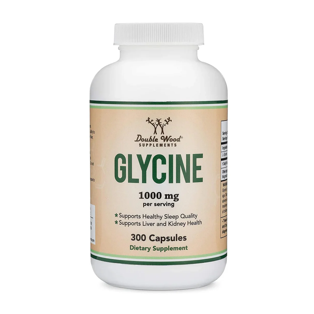 Double Wood Supplements - Glycine - 300 x 500 mg capsules