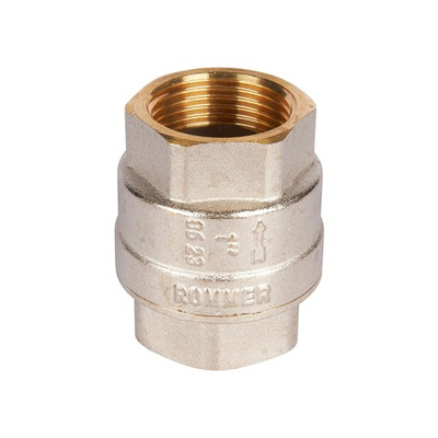 Клапан обратный ROMMER RVC-0001 - 1" (ВР/ВР, PN40, Tmax 120°C, с металлическим седлом)