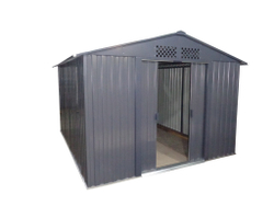 Металлический сарай GreenStorage Арчер D серый