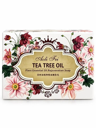 Мыло туалетное с маслом чайного дерева AOLI FEI Tea Tree Plant Essential Oil 120 гр