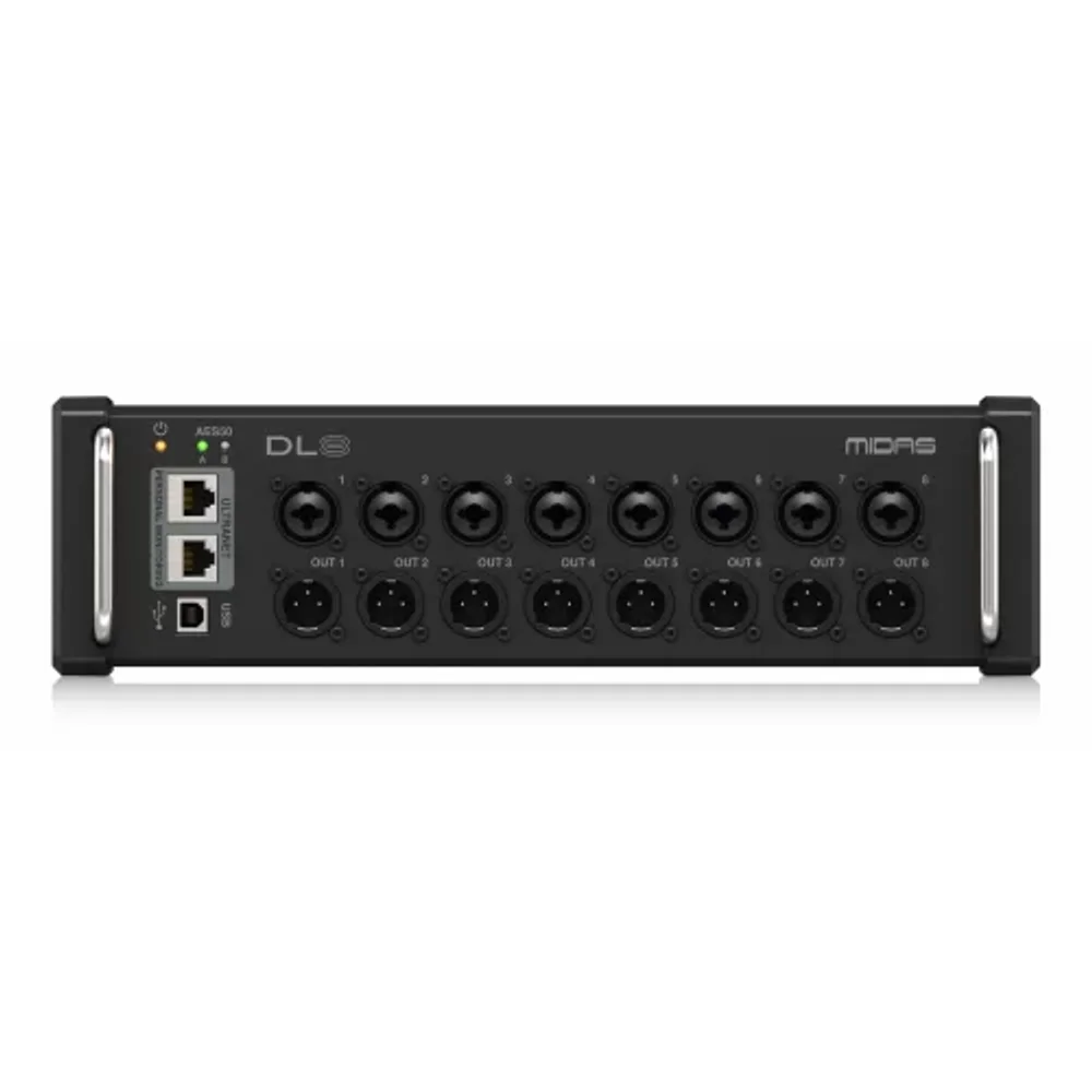 Midas DL8 — стейджбокс 8x8 (PoE, AES50, ULTRANET)