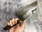 Сербская тяпка кухонная, сталь N690, рукоять Венге