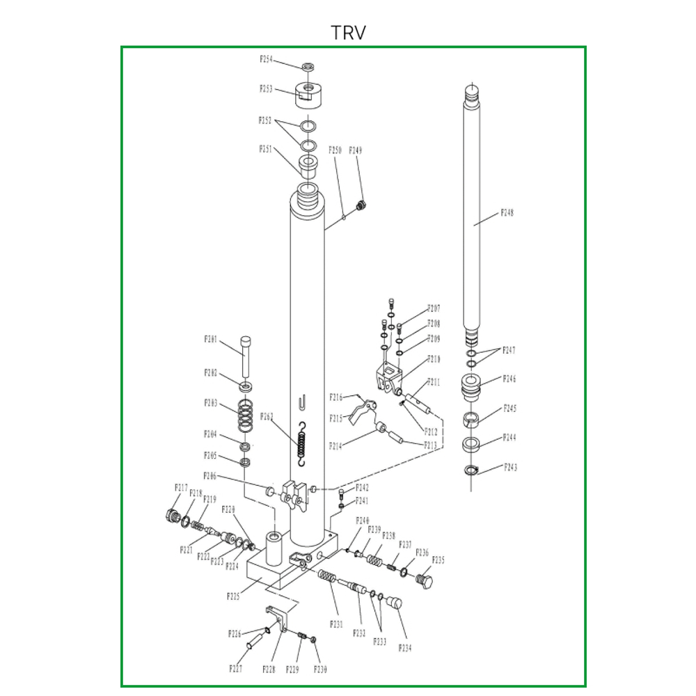 Гидроузел в сборе для TRV1020