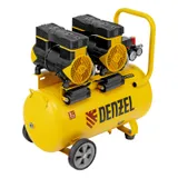 Компрессор безмасл. малошумный DLP -3000/50, 3 кВт, 2х1,5 кВт,50 л, 2850 об/мин,500 л/мин Denzel — фото 2