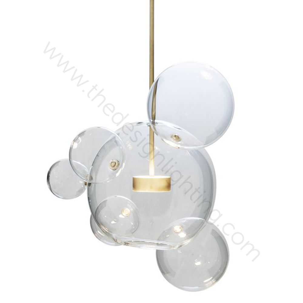 Pendant design lamp   Bolle by Giopato & Coombes (6 balls)