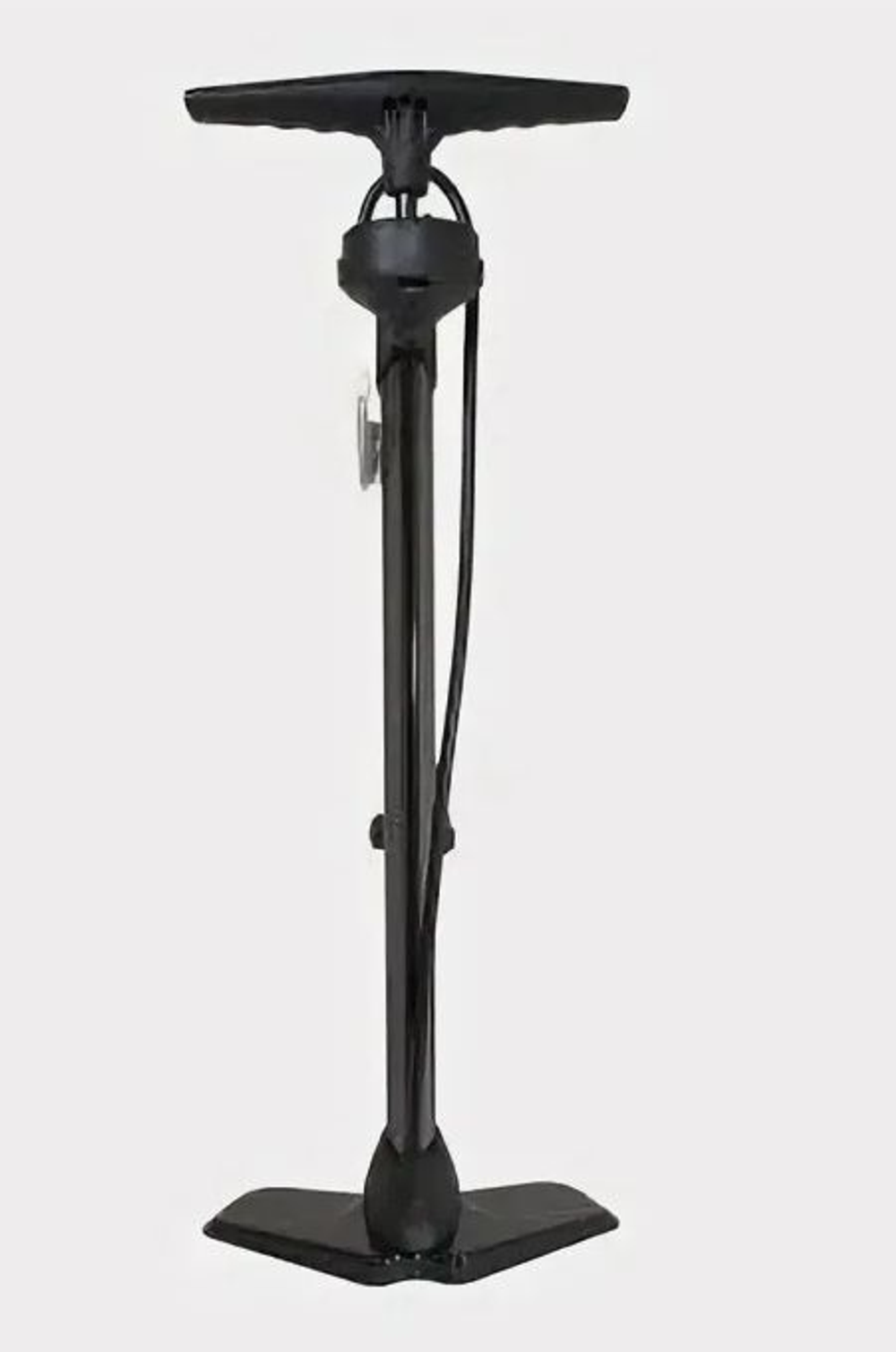 Насос BEE PUMP ручной-напольный, под ниппель AV/FV, с манометром, 32x600мм, алюминий, черный