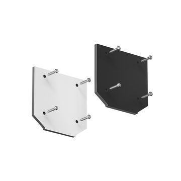 Комплект торцевых заглушек для профиля TR3047-AL чёрный Smart Profi Denkirs