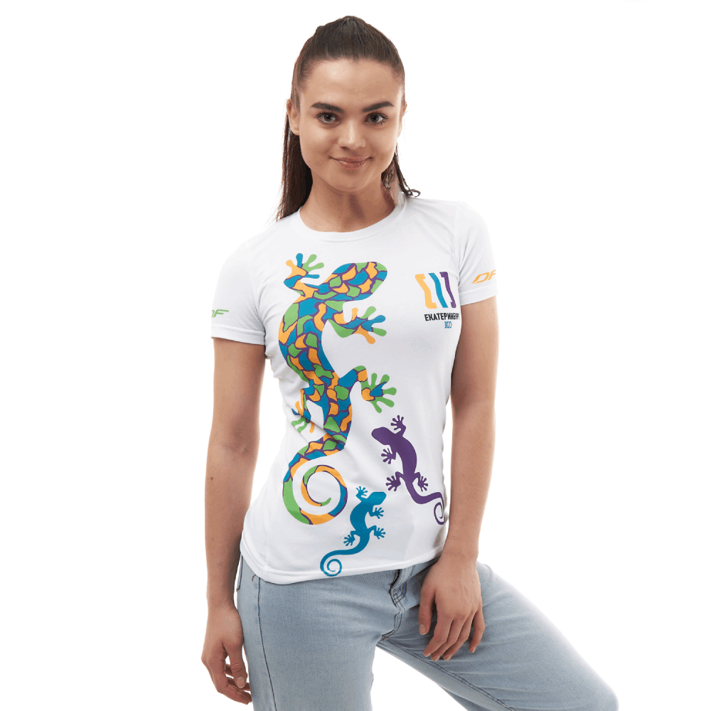 ФУТБОЛКА DRAGONFLY YEKATERINBURG 300 YEARS WOMAN NEW ("ЯЩЕРИЦА")