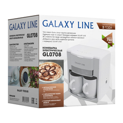 Кофеварка Galaxy GL0708/белая