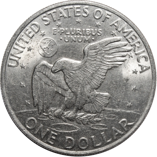 1 доллар США Эйзенхауэр. (Лунный) 1971 г. VF-XF